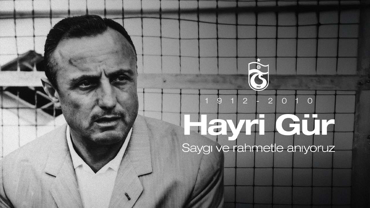 Trabzonspor Hayri Gür’ü vefatının 16. yılında andı