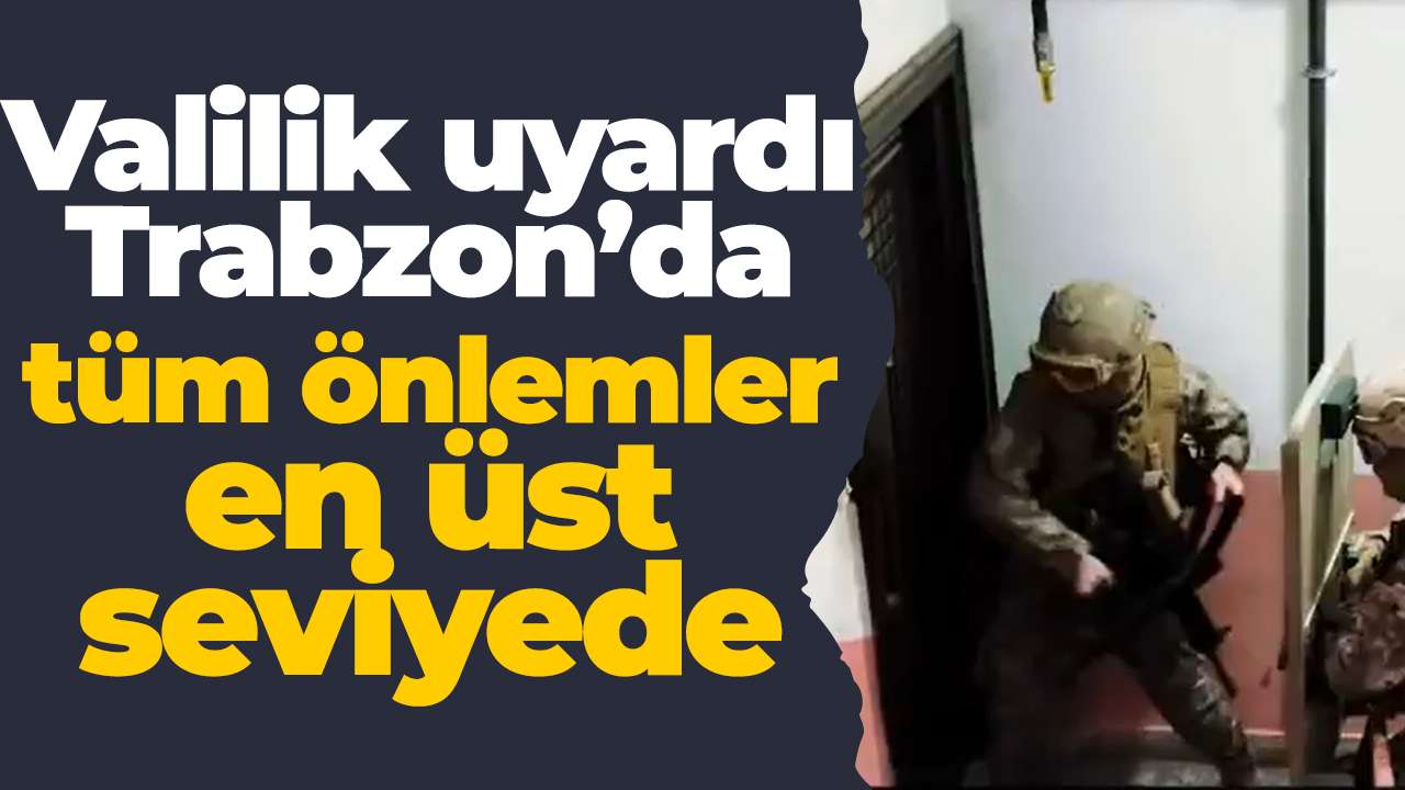 Trabzon Valiliği uyuşturucuyla mücadelede kararlılık mesajı verdi