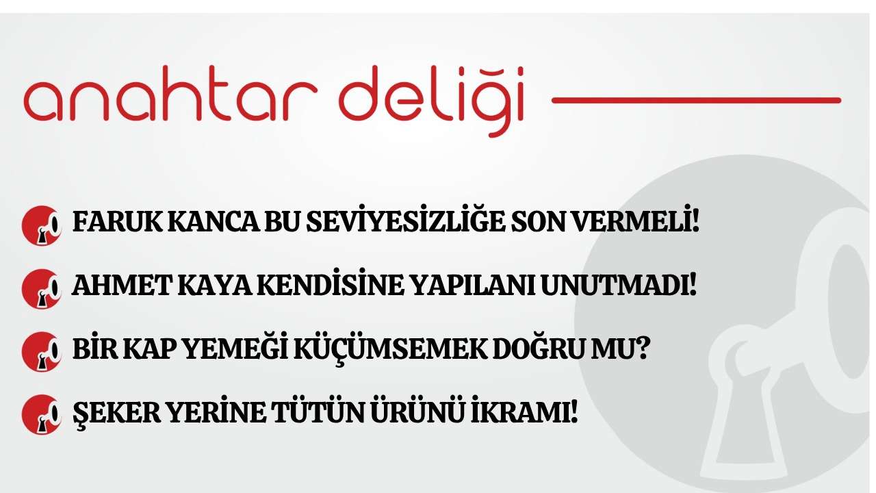 Anahtar Deliği 09.04.2026- Ahmet Kaya kendisine yapılanı unutmadı!