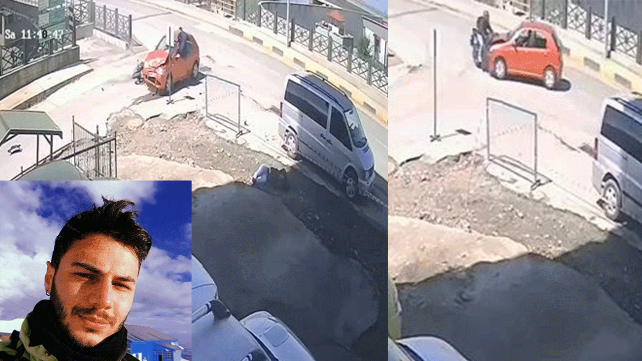 Motosiklet sürücüsü hayatını kaybetmişti: Kaza anı kameralara yansıdı