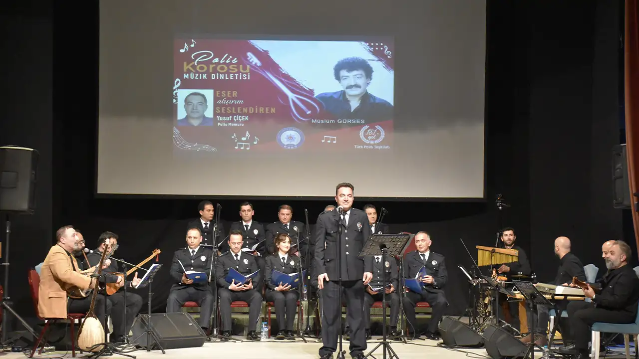 Ordu’da polis korosundan 181. yıl için müzik dinletisi