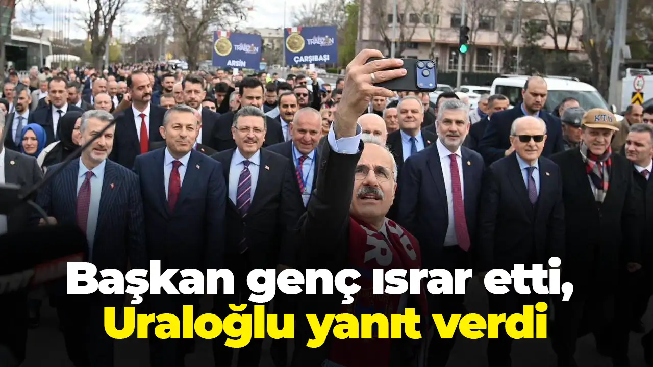Başkan genç ısrar etti, Uraloğlu yanıt verdi