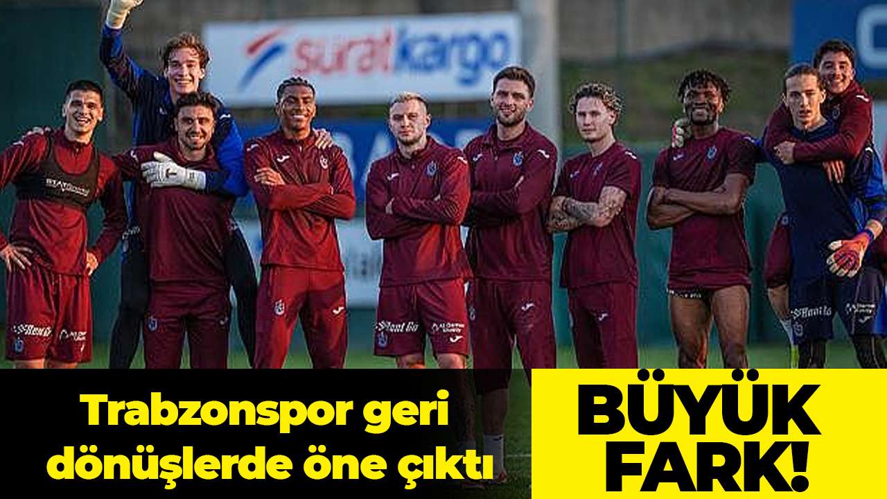 Trabzonspor geri dönüşlerde öne çıktı: Alanya kırılganlığı dikkat çekiyor