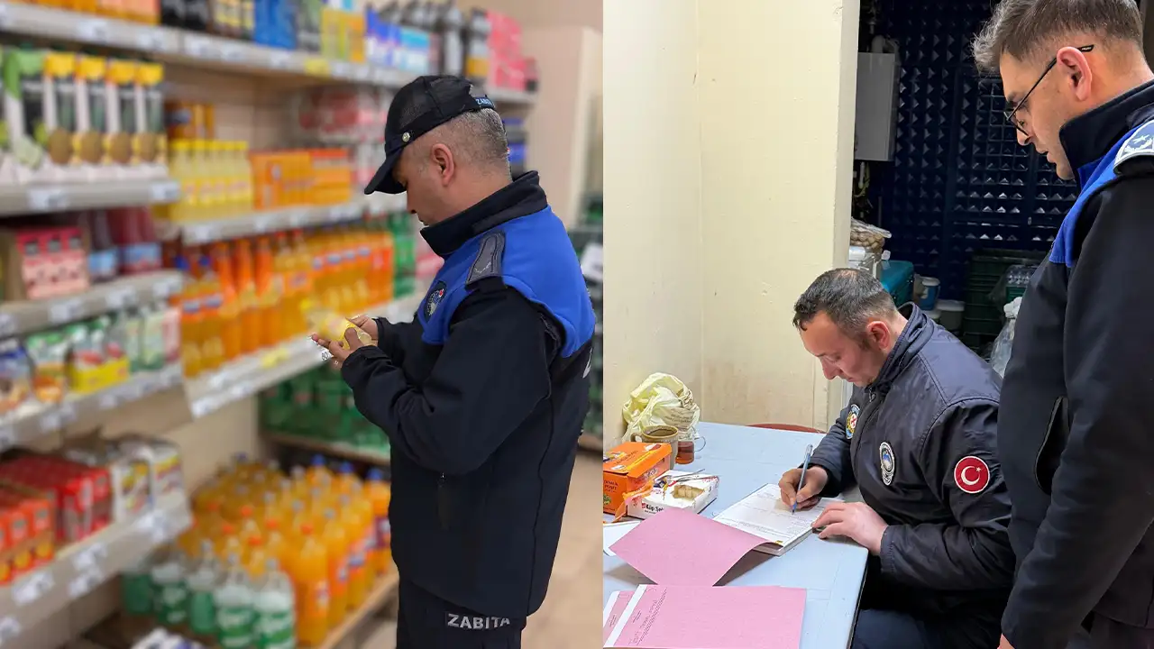 Bayburt’ta market denetimi: Tarihi geçmiş ürünlere işlem