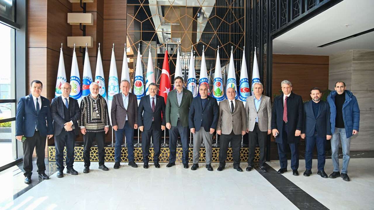 Başkan Genç’ten Levent Uslu’ya ziyaret