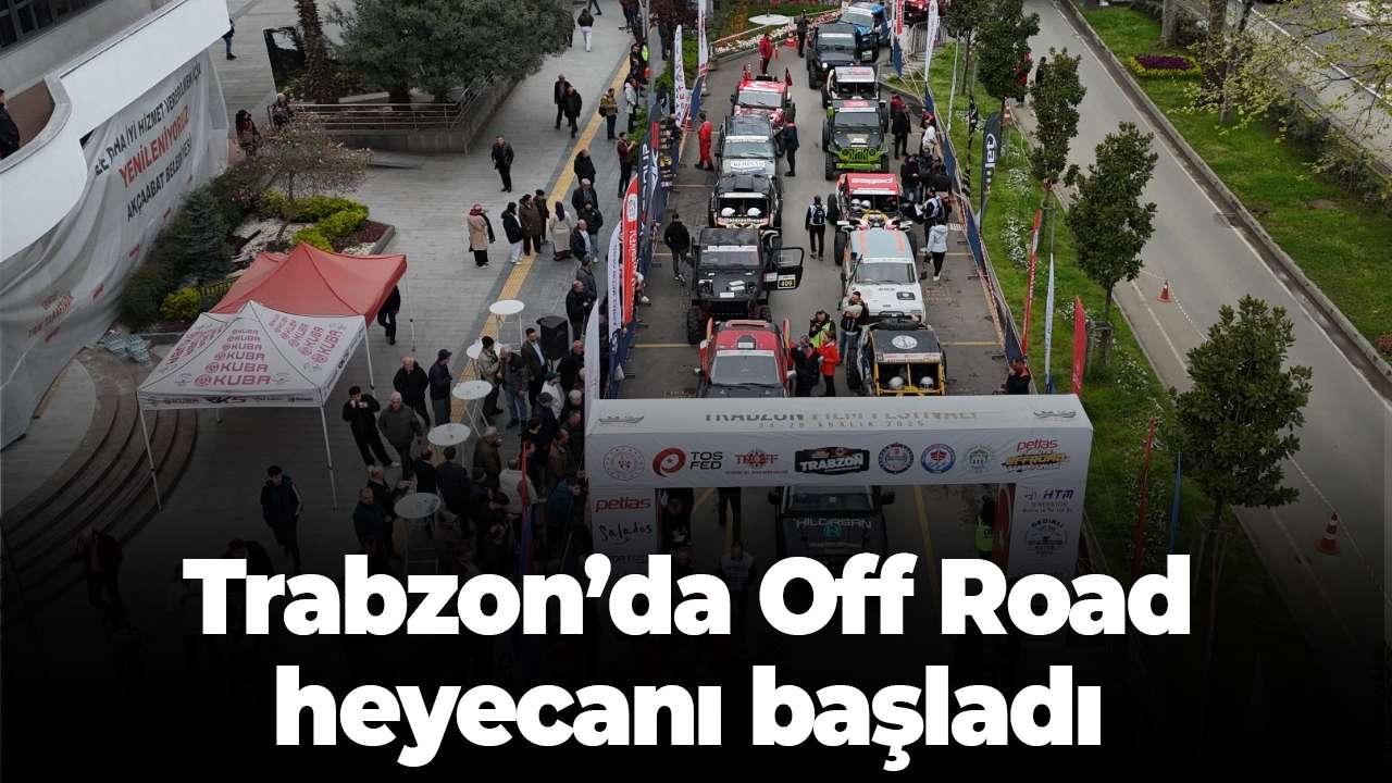 Trabzon’da Off-Road Şampiyonası 44 sporcuyla başladı