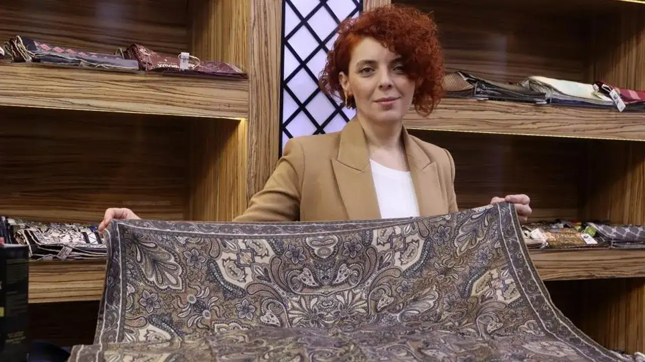 Gümüşhane’den dünyaya uzanan tasarım: Anadolu motifleri eşarplarda