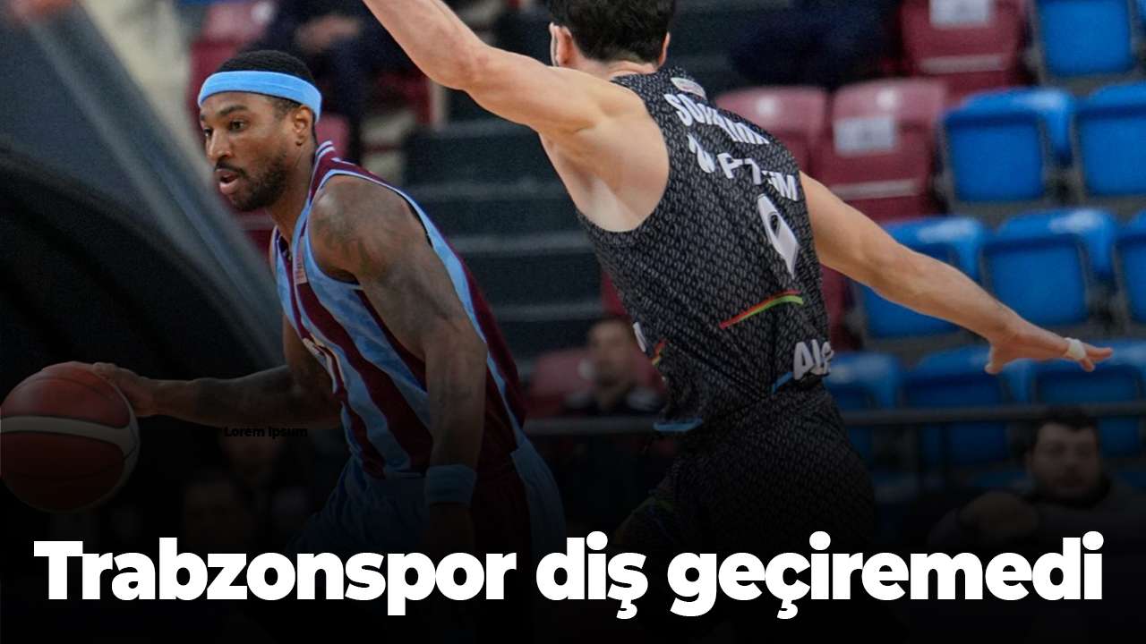 Trabzonspor diş geçiremedi! Taraftarı önünde parkeden üzgün ayrıldı!