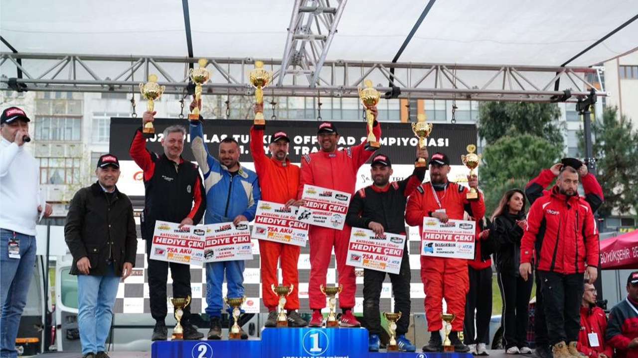 Trabzon'da Offroad heyecanı kupa töreniyle taçlandı: İşte şampiyonlar