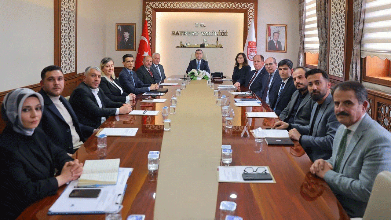 Bayburt'un turizmine katkı sağlayacak çalışmalar değerlendirildi