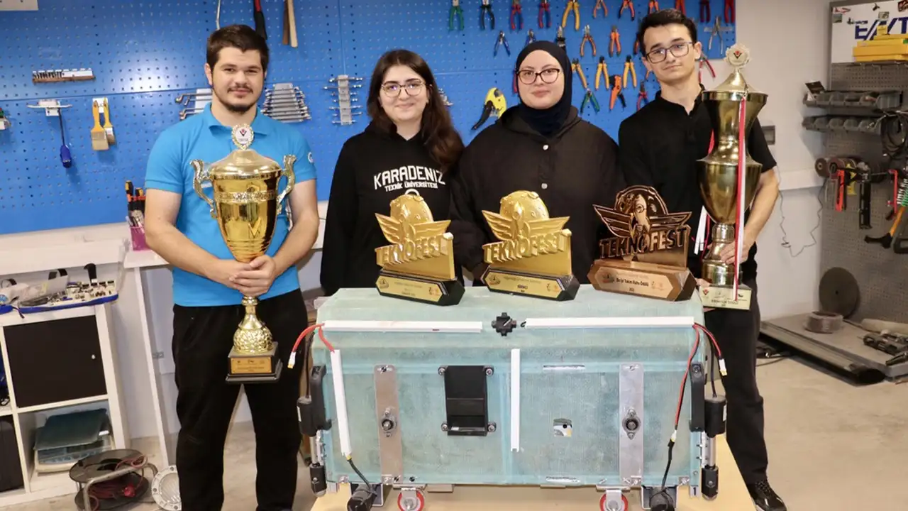Trabzon'da geleceğin mühendisleri tasarladı Türkiye'de öncü olmak istiyorlar