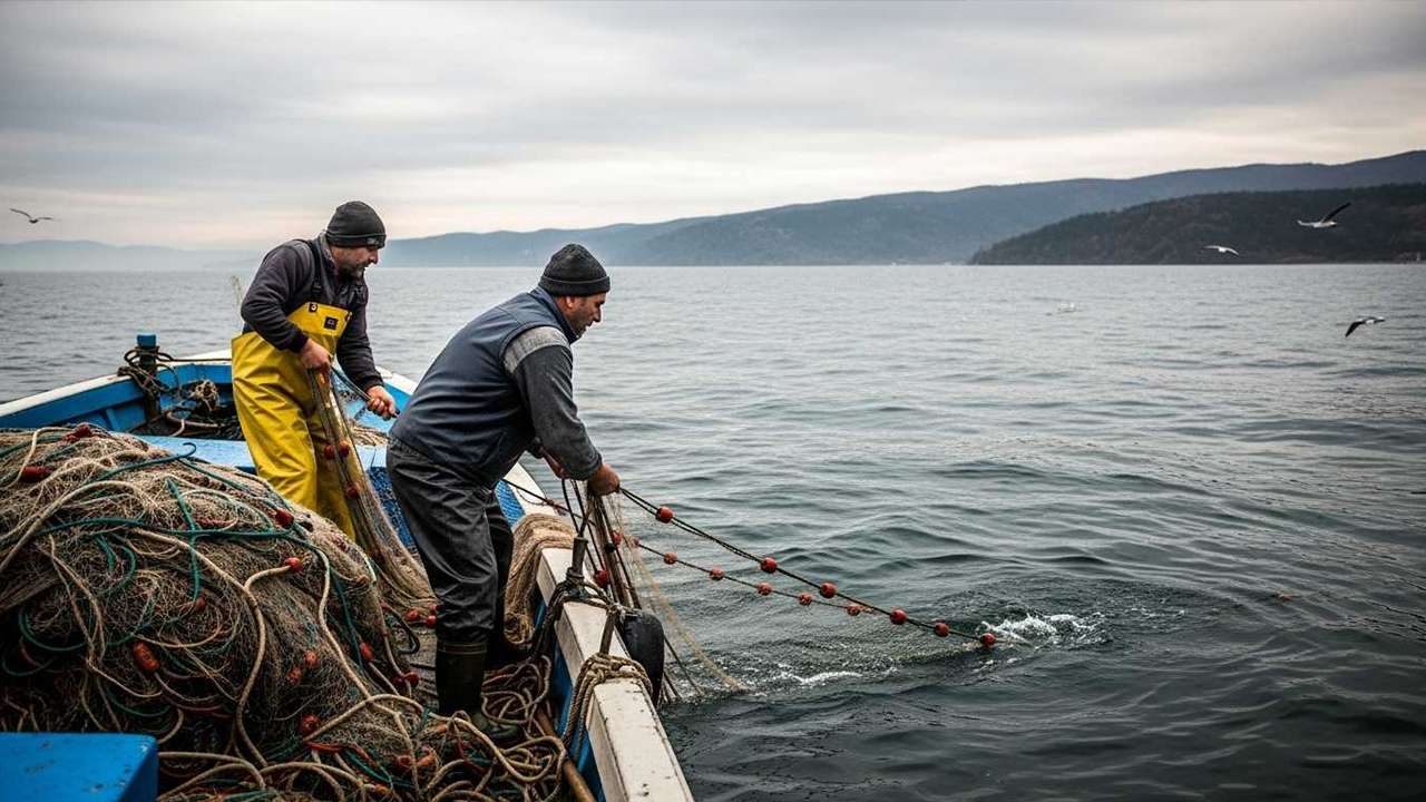 Trabzon'da av sezonu sona erdi: Binlerce ton hamsi tezgahları süsledi