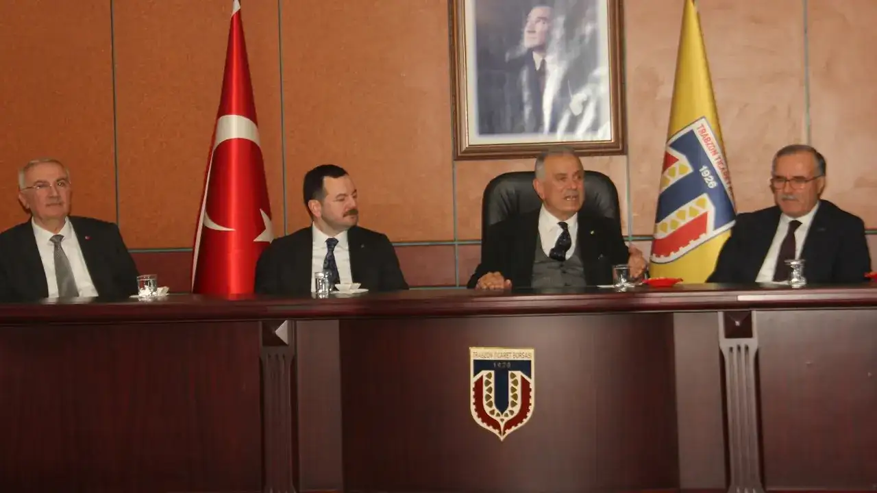 OSBÜK heyeti Trabzon Ticaret Borsası’nı ziyaret etti