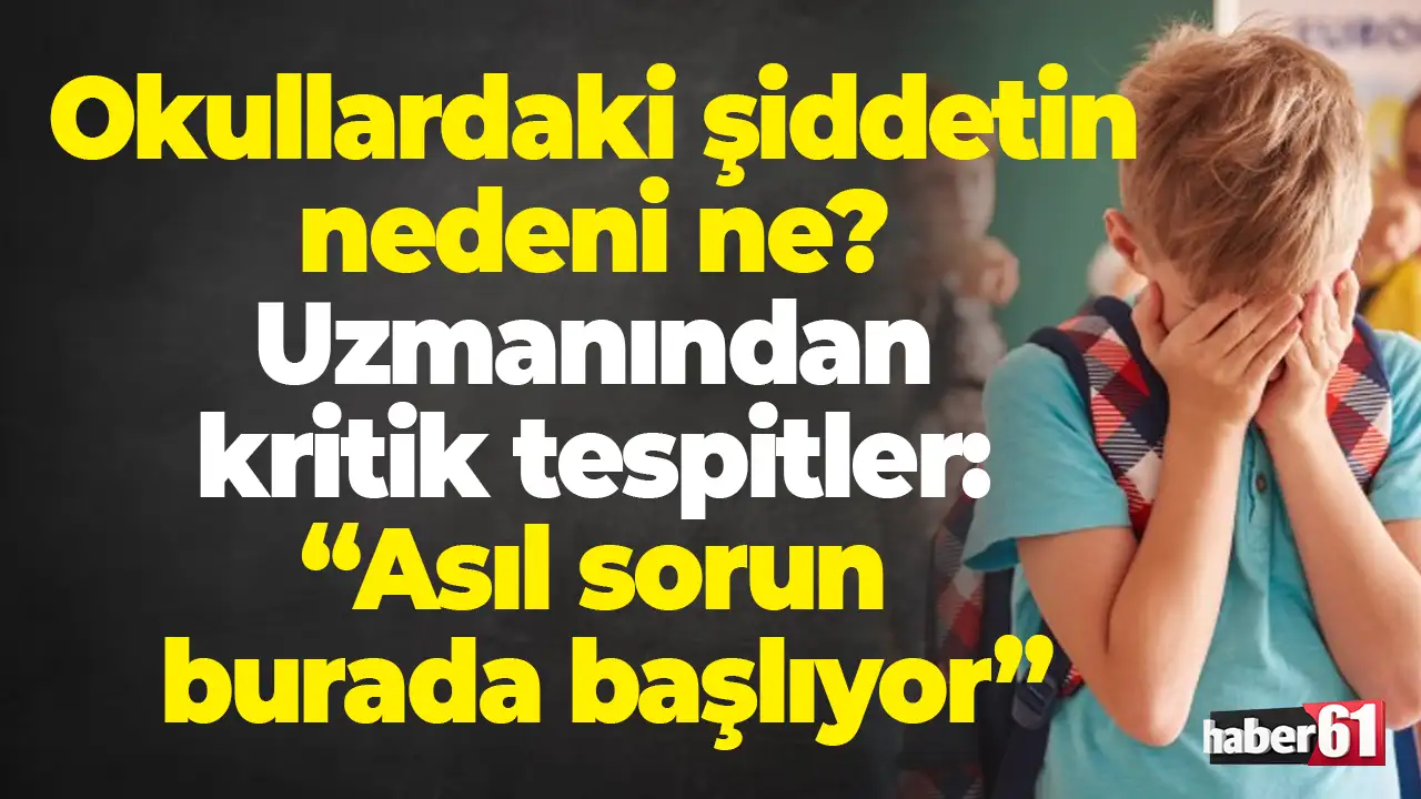 Okullardaki şiddetin nedeni ne? Uzmanından kritik tespitler: “Asıl sorun burada başlıyor”