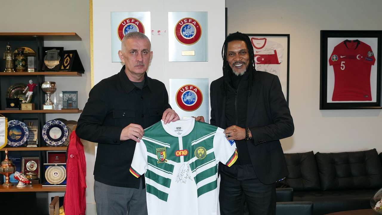 Trabzonspor’un eski futbolcusundan TFF’ye ziyaret