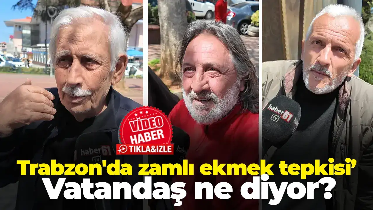 Trabzon'da zamlı ekmek tepkisi: Vatandaş ne diyor?