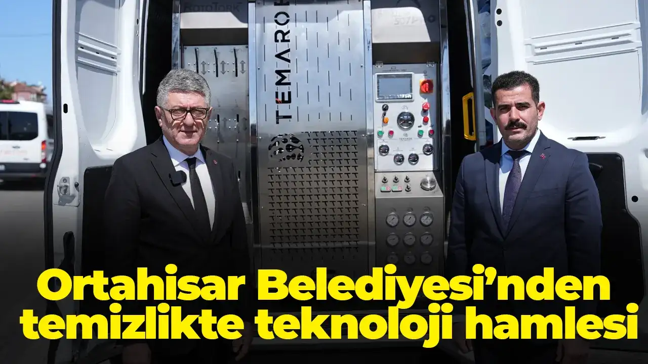 Ortahisar Belediyesi’nden temizlikte teknoloji hamlesi
