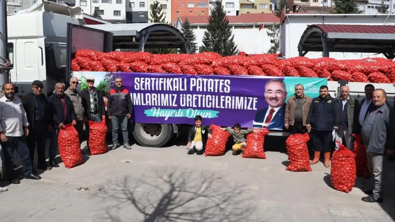Ordu’da üreticiye 45 ton tohumluk patates desteği