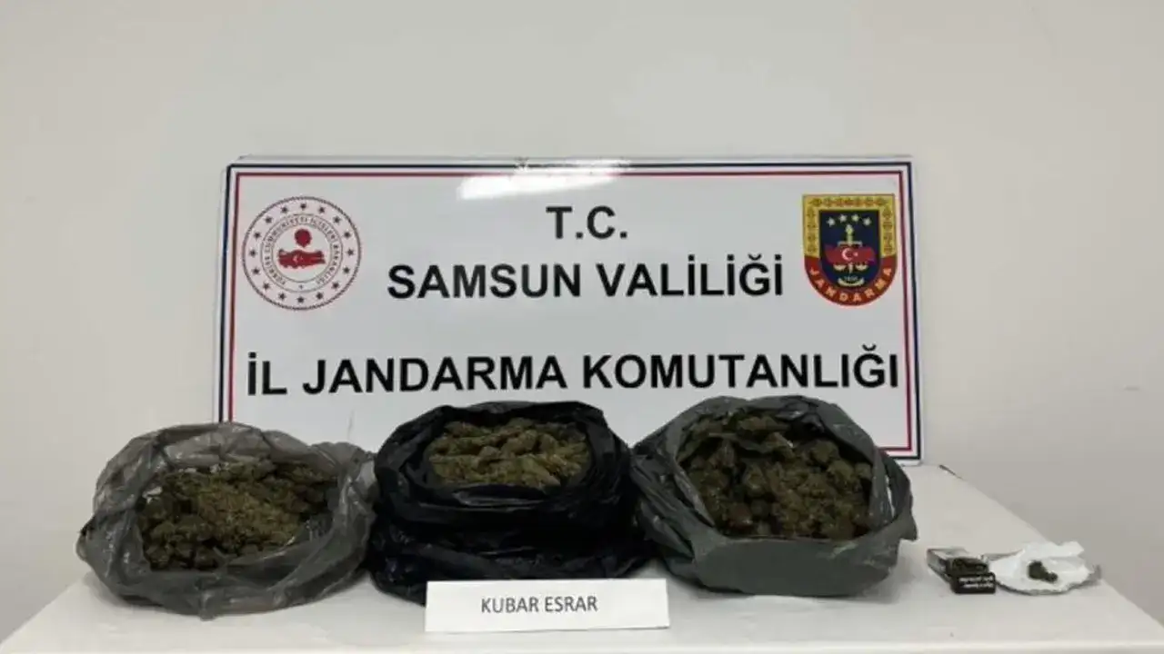 Canik’te uyuşturucu operasyonu: 5 kiloyu aşkın esrar ele geçirildi