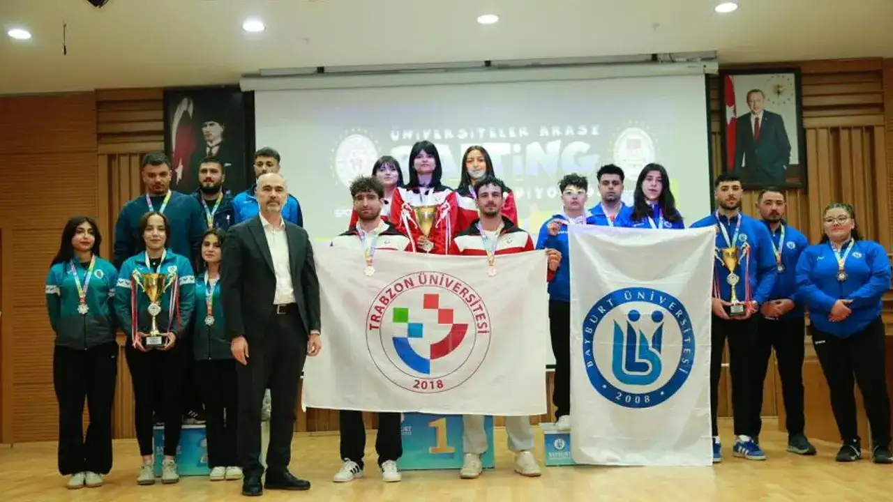 Trabzon Üniversitesi raftingte zirvede: Bayburt’ta çifte kürsü başarısı