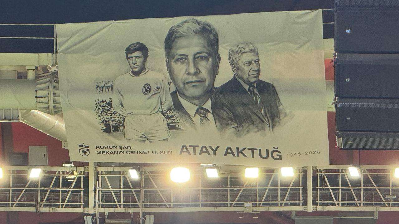 Trabzonspor’dan Atay Aktuğ’a vefa: Statta anlamlı görsel
