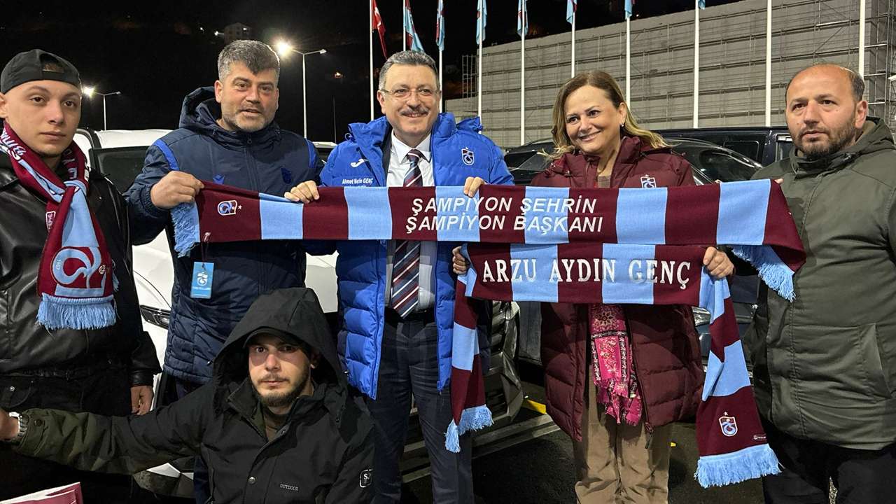 Trabzon Büyükşehir Belediye Başkanı Ahmet Metin Genç’in eşi Arzu Genç’ten Trabzonspor yorumu: İyi gidiyoruz