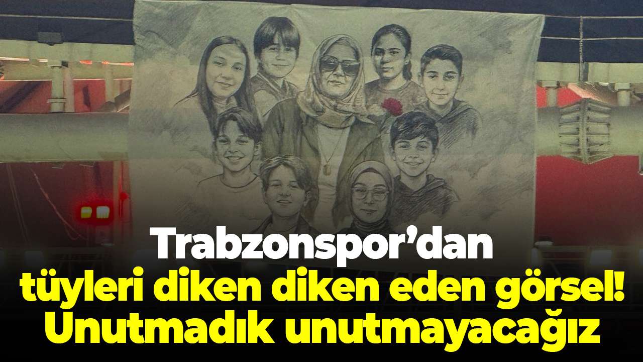 Trabzonspor’dan tüyleri diken diken eden anma! Unutulmadılar unutulmayacaklar