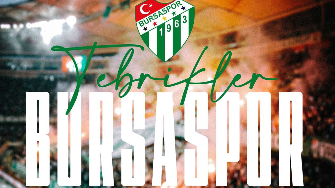 Trabzonspor’dan Bursaspor’a tebrik mesajı