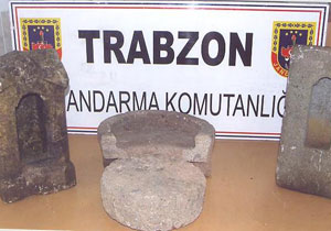Trabzon'da tarihi eser kaçakçılığı