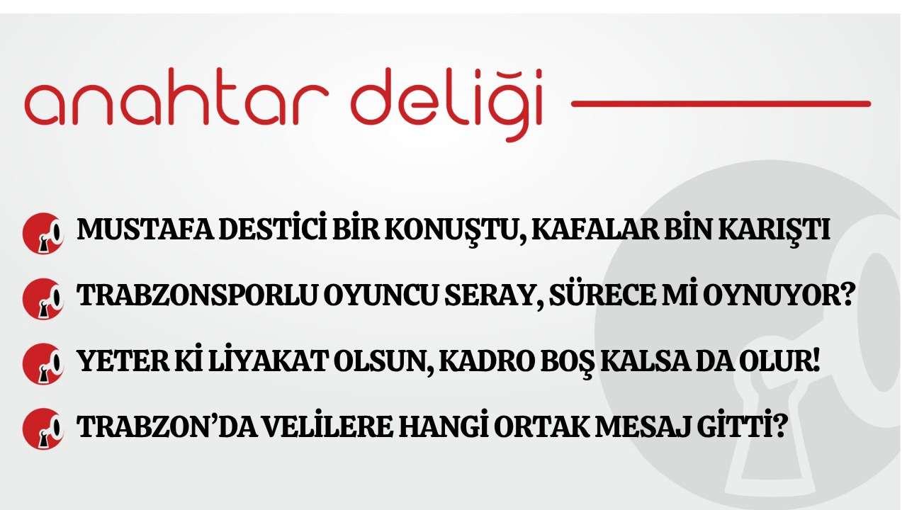 Anahtar Deliği 21.04.2026  Mustafa Destici bir konuştu, kafalar bin karıştı