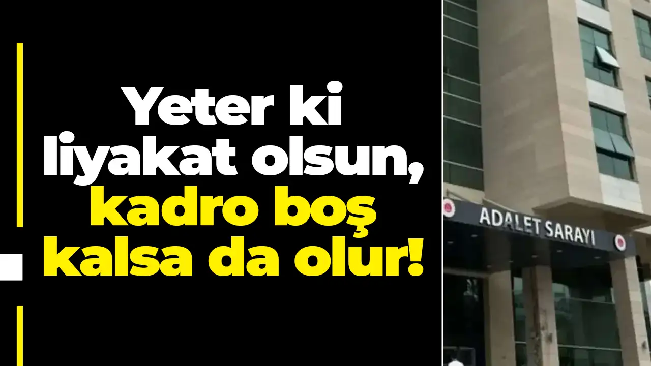 Trabzon Adliyesi’nde dikkat çeken karar: 1 kadro boş bırakıldı