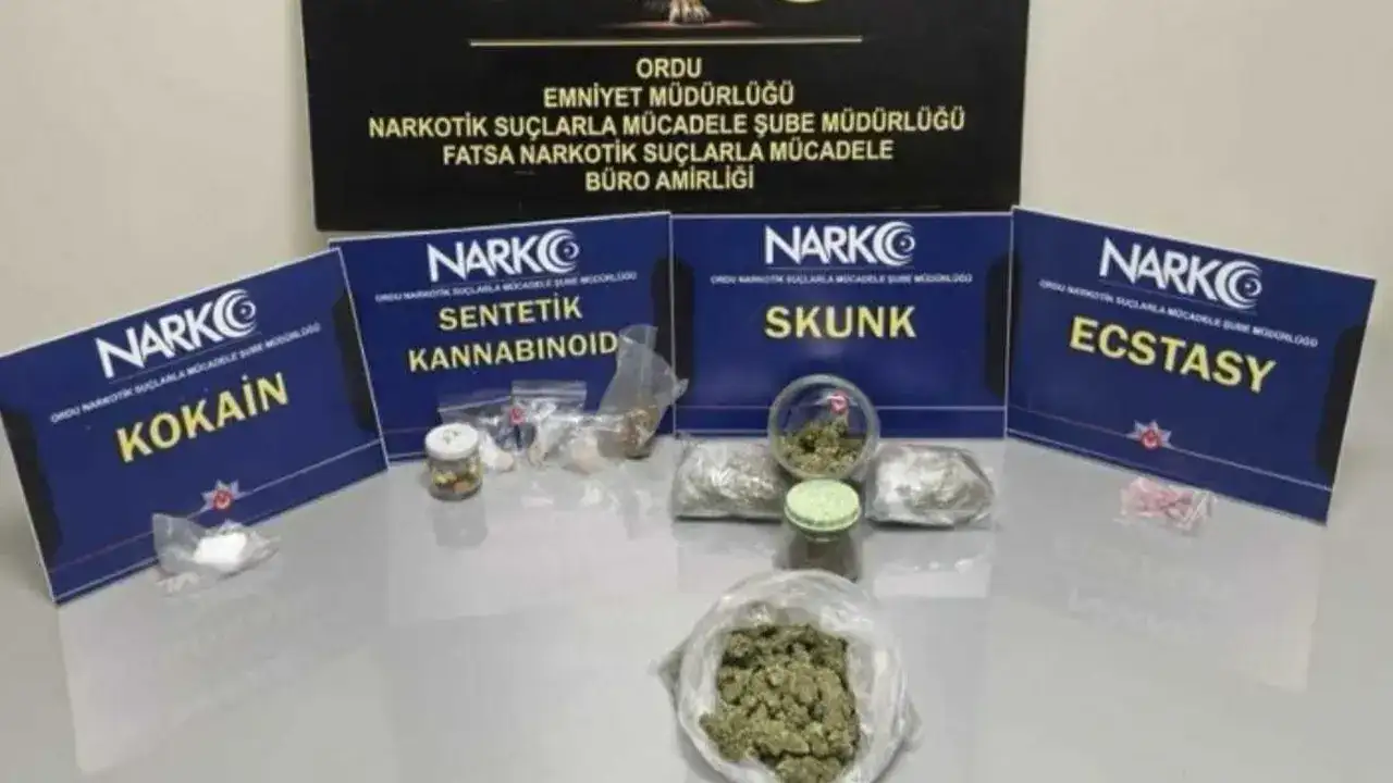 Ordu’da uyuşturucu operasyonu: 4 kişi tutuklandı