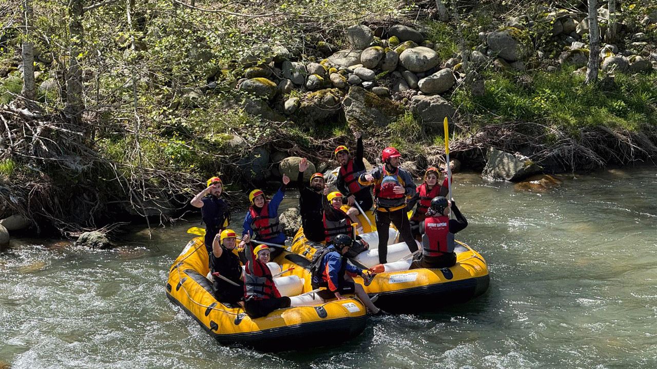 Trabzon'da "Nehir Rehberliği ve Rafting Eğitimi" düzenlendi