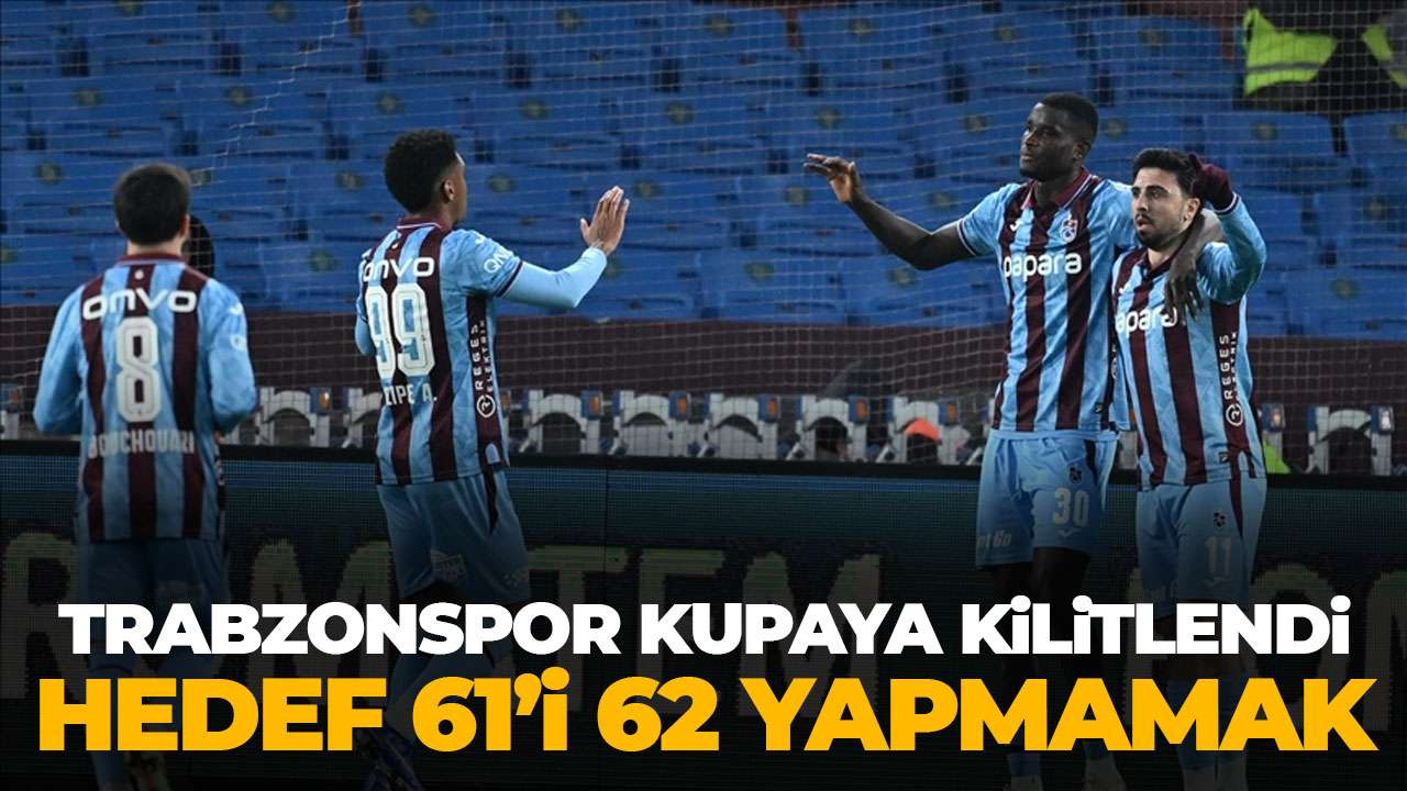 Trabzonspor Kupa'da 294. randevusuna çıkıyor: Tek hedef var