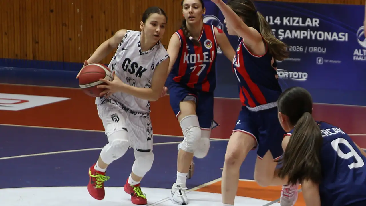 Ordu’da U14 Kızlar Basketbol Şampiyonası maçları devam ediyor