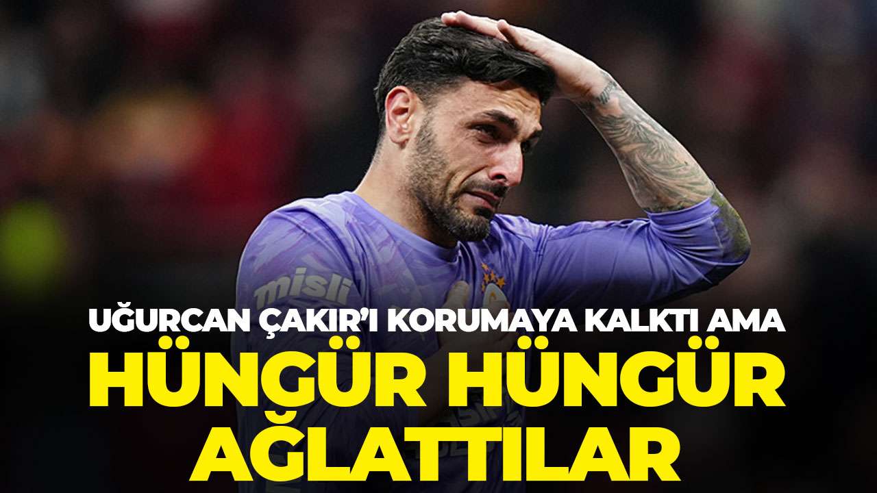 Uğurcan Çakır’ı savunmaya kalktı ama kendini koruyamadı: Hüngür hüngür ağlattılar