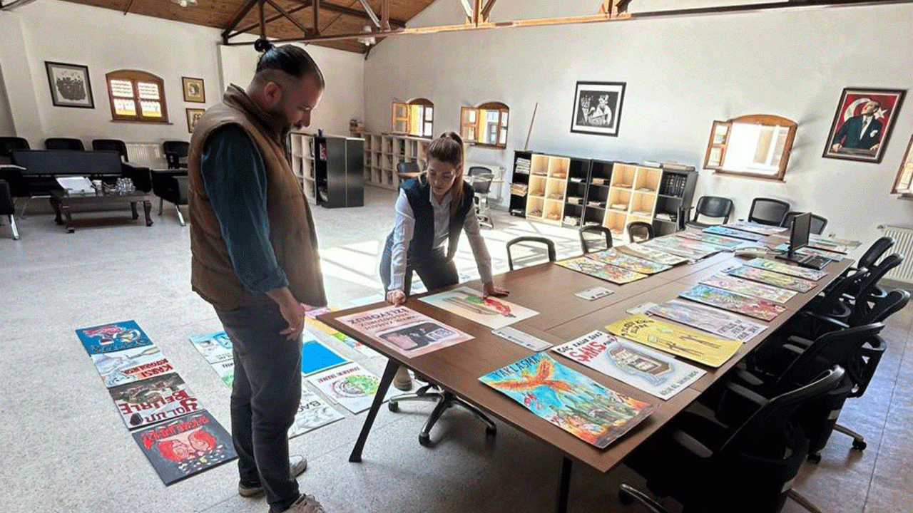 Trabzon’da bağımlılıkla mücadele afiş yarışmasının kazananları açıklandı