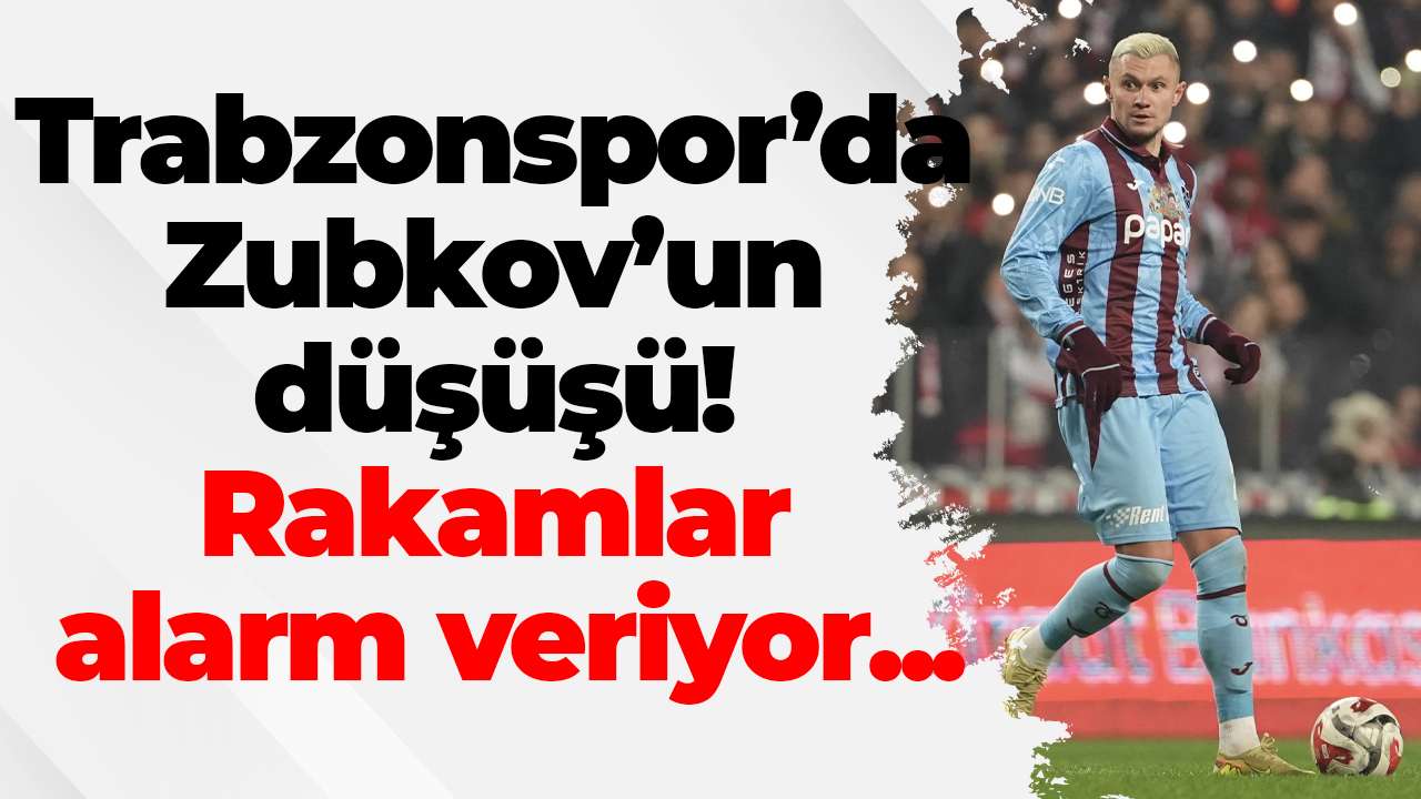 Trabzonspor’da Zubkov'un düşüşü tepki çekiyor! Rakamlar alarm veriyor