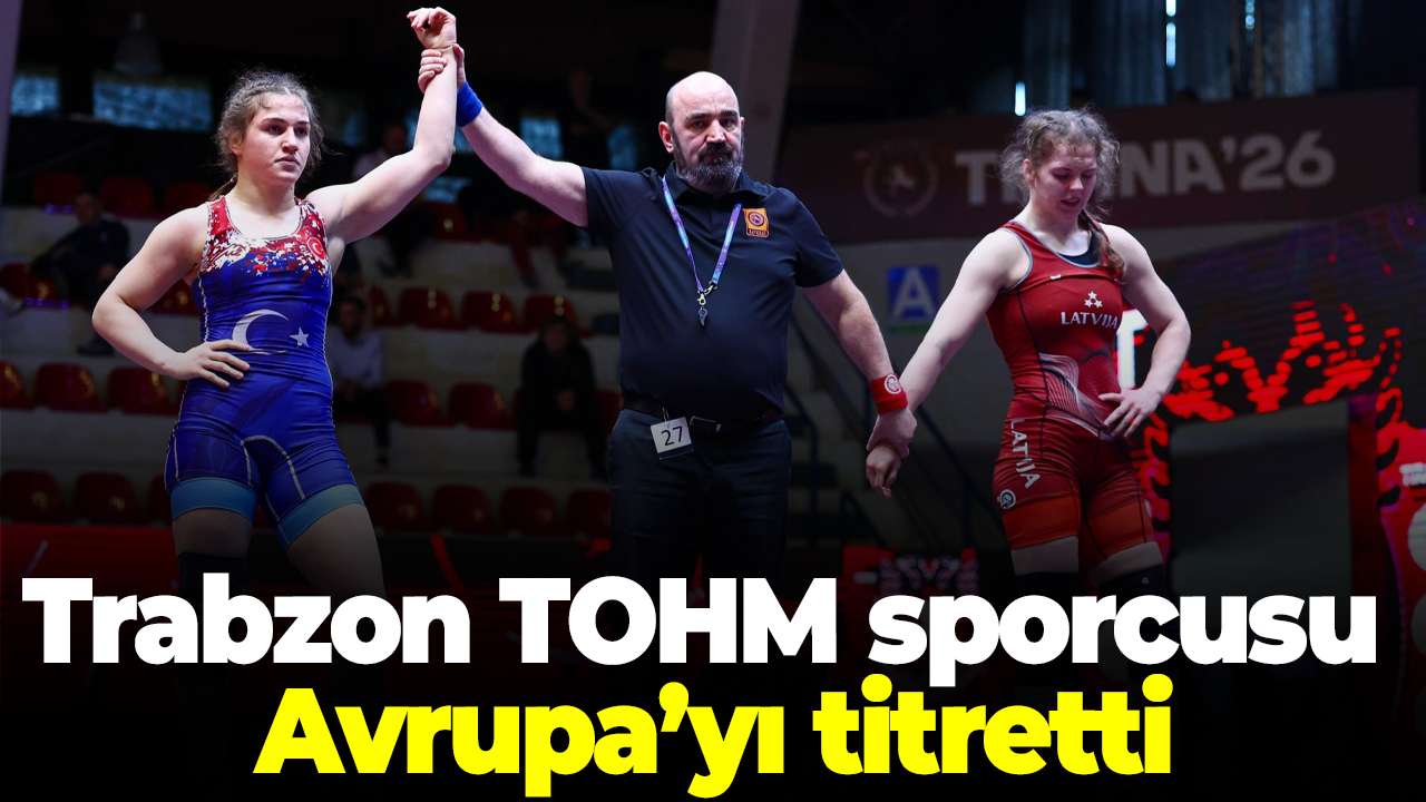 Trabzon TOHM Sporcusu Beyza Nur Akkuş Avrupa üçüncüsü oldu