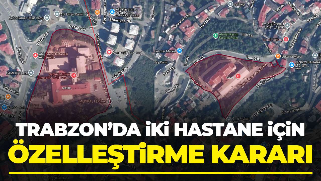 Cumhurbaşkanı imzaladı: Trabzon’da iki hastane için özelleştirme süreci başlatıldı