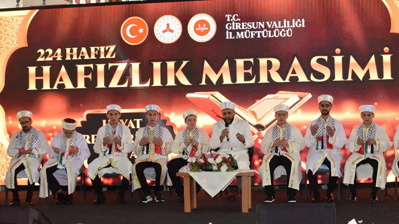 Giresun’da 224 öğrenci hafızlık icazetini aldı