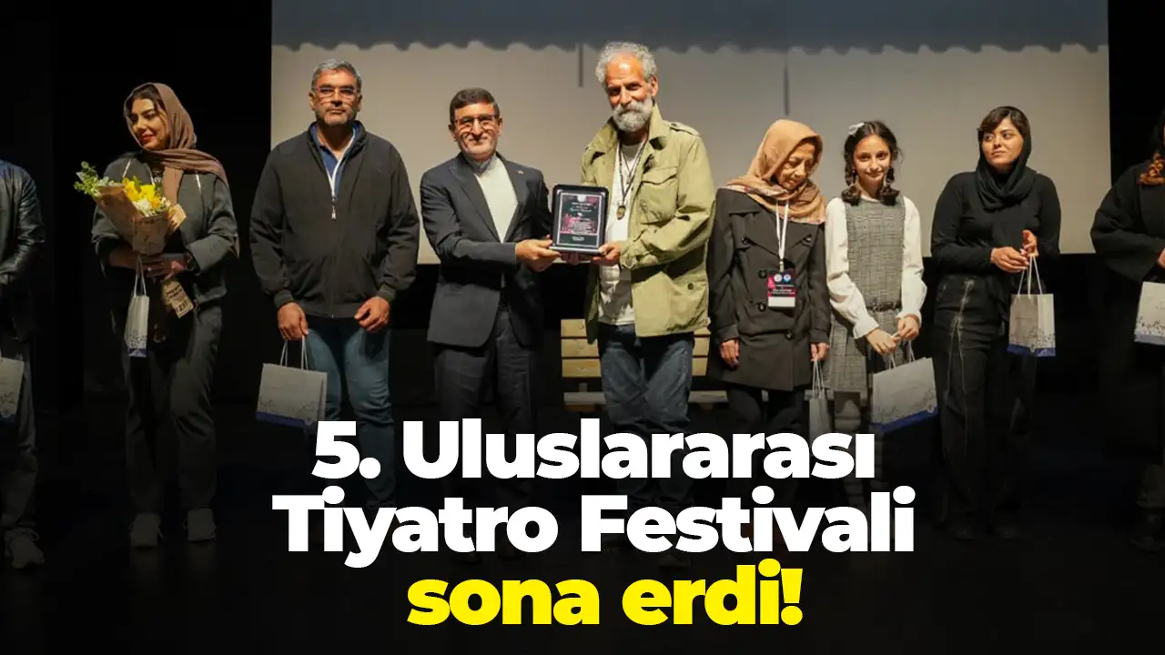 Trabzon’da 5. Uluslararası Tiyatro Festivali “İmparator ve Anjelo” ile  sona erdi