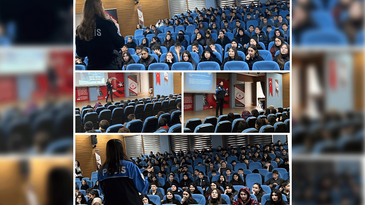 Trabzon Emniyet Müdürlüğü okullarda harekete geçti