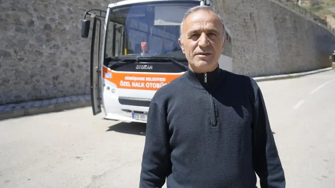 Gümüşhane’de fenalaşan yolcuya dolmuş şoföründen hızlı müdahale