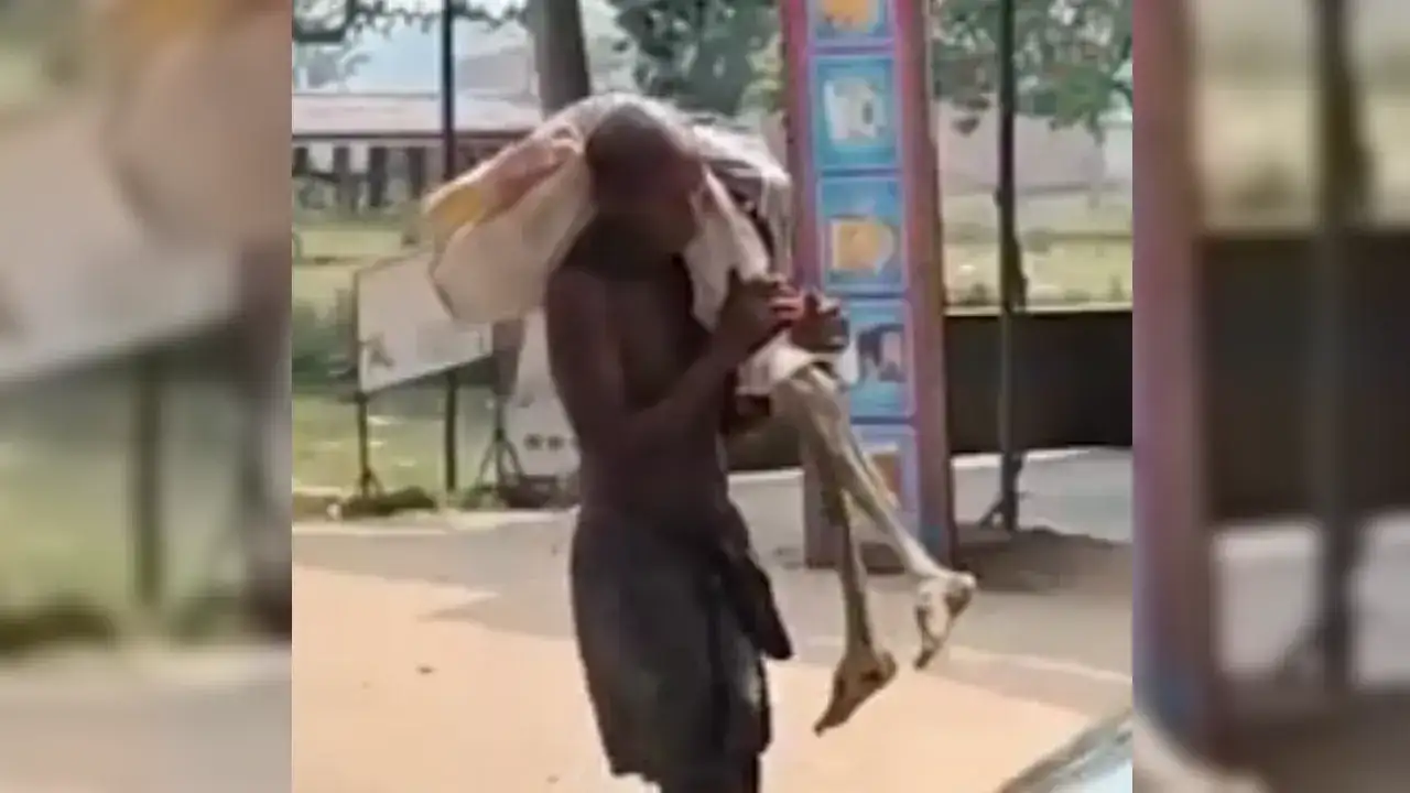 Parayı çekmek için mezarı açtı, bankaya iskeletle geldi