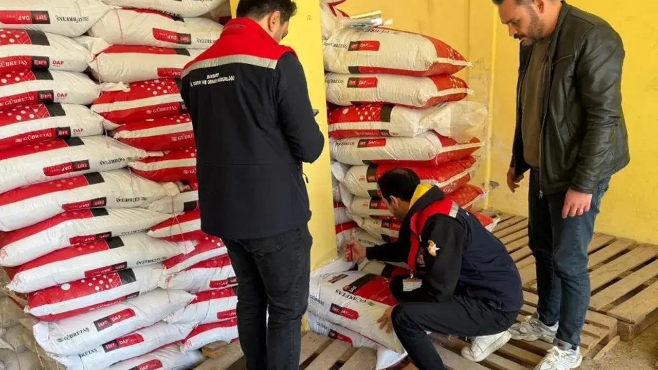Bayburt’ta gübre bayilerine sıkı denetim sürüyor