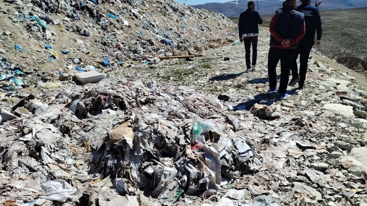 Bayburt’ta katı atık sahasında çevre denetimi yapıldı