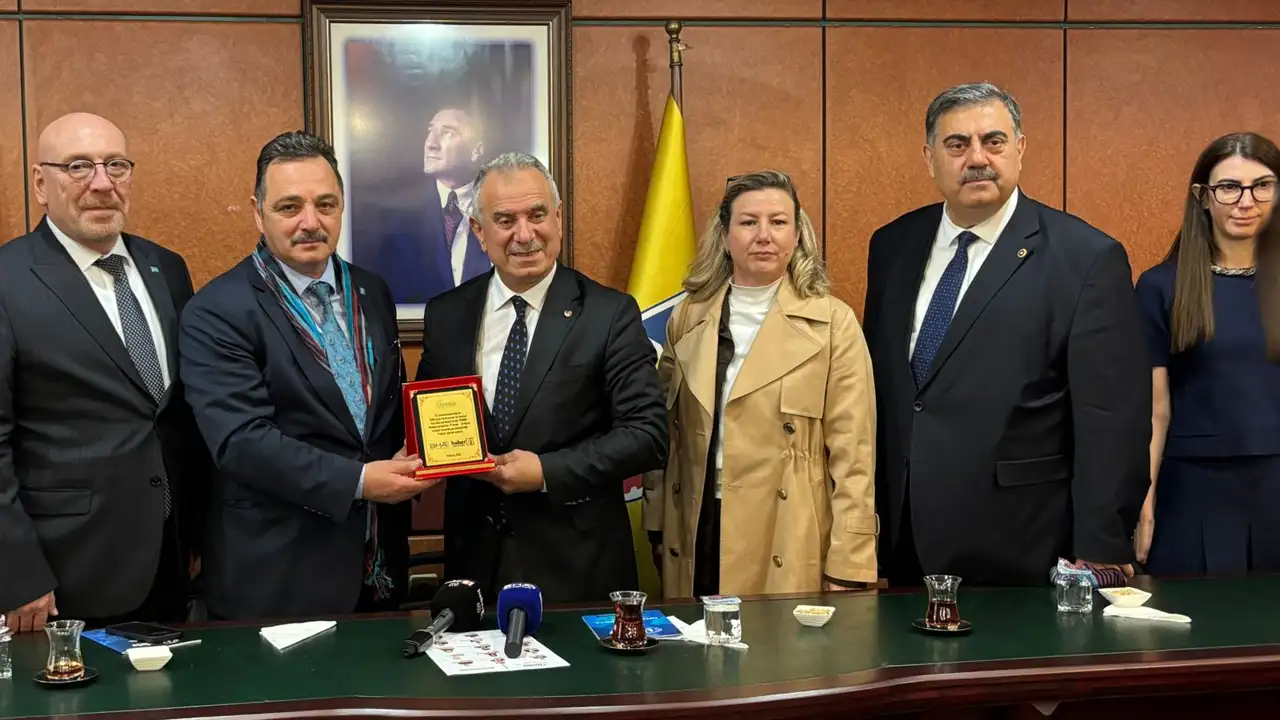 TİMBİR’DE ziyaretler devam ediyor! Başkan Ergan’a ziyaret