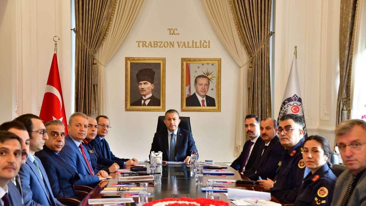 Trabzon’da okul güvenliği toplantısı yapıldı!