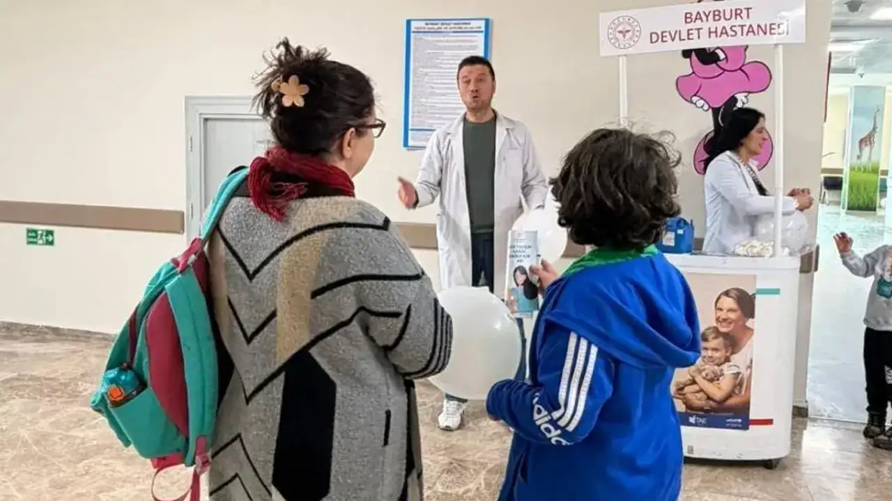 Bayburt’ta Dünya Aşı Haftası kapsamında bilgilendirme yapıldı